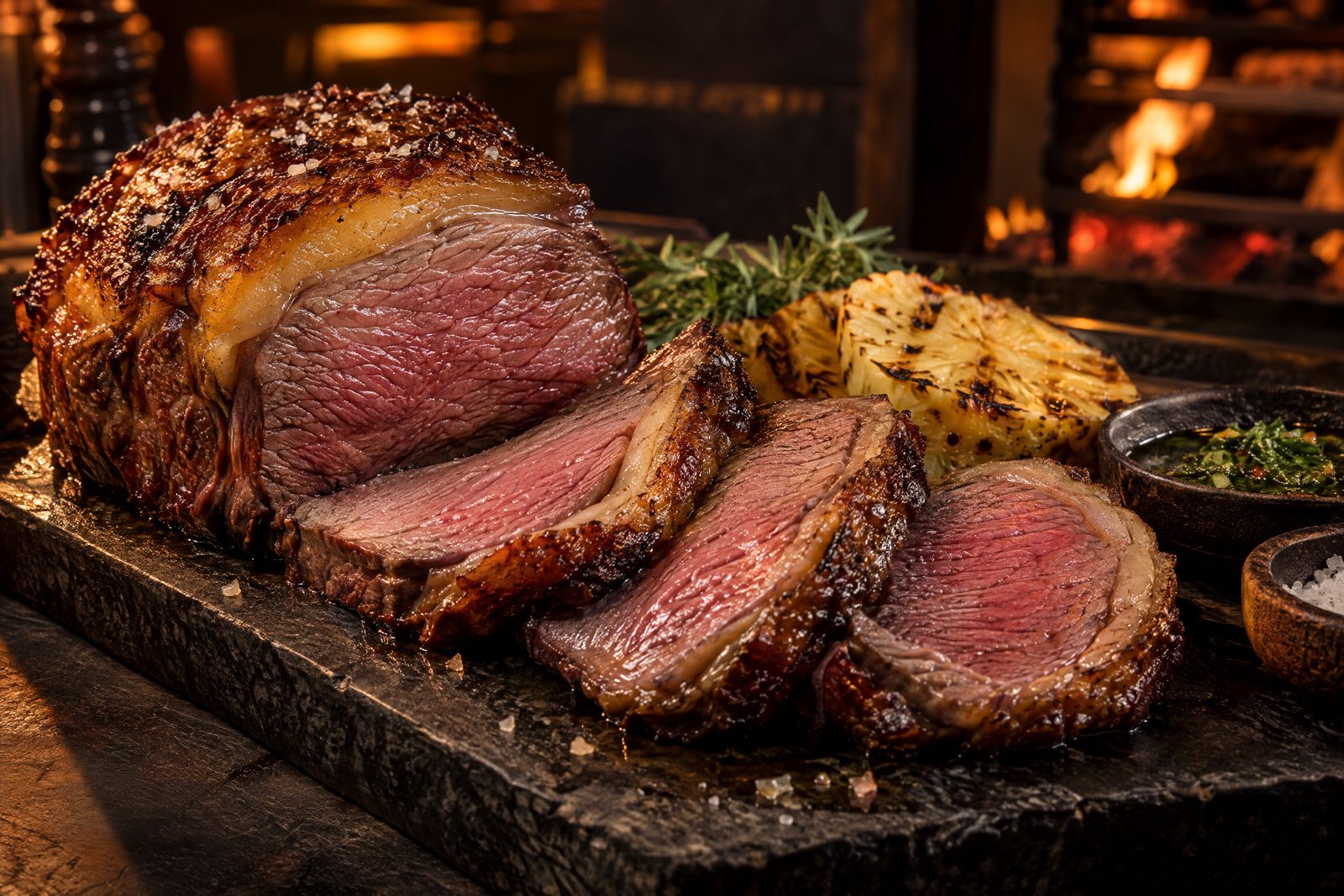 Picanha Angus grelhada na brasa